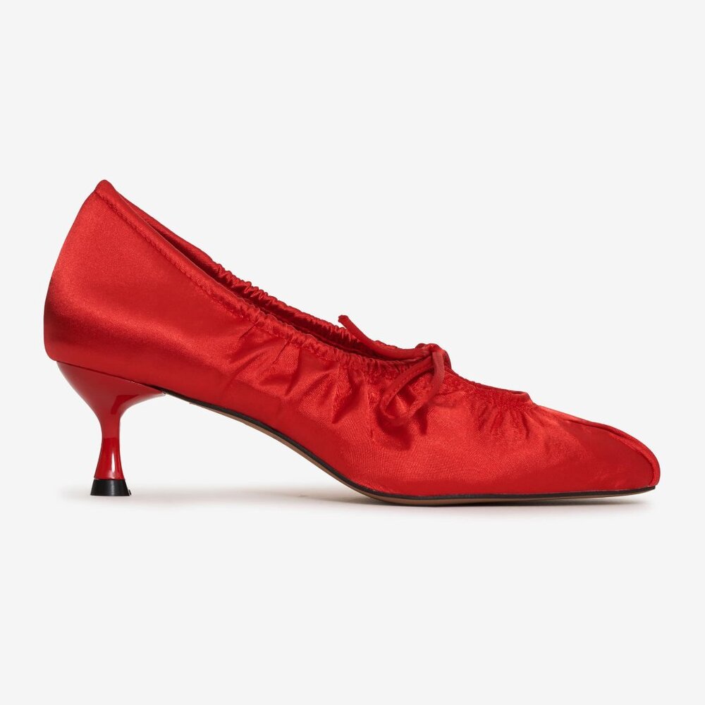 For Love & Lemons Lyon Heel Size 3737 / Red - Picture 3 of 3
